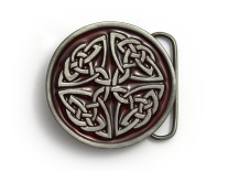 Celtic Interweave Shield Belt Buckle